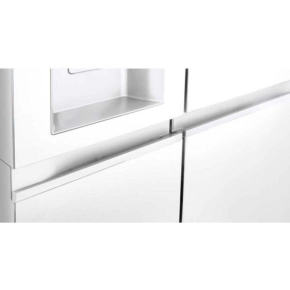 LG 27.2 Cu. Ft. Side-by-Side Refrigerator with Smooth Touch Ice Dispenser in Smooth White, , large