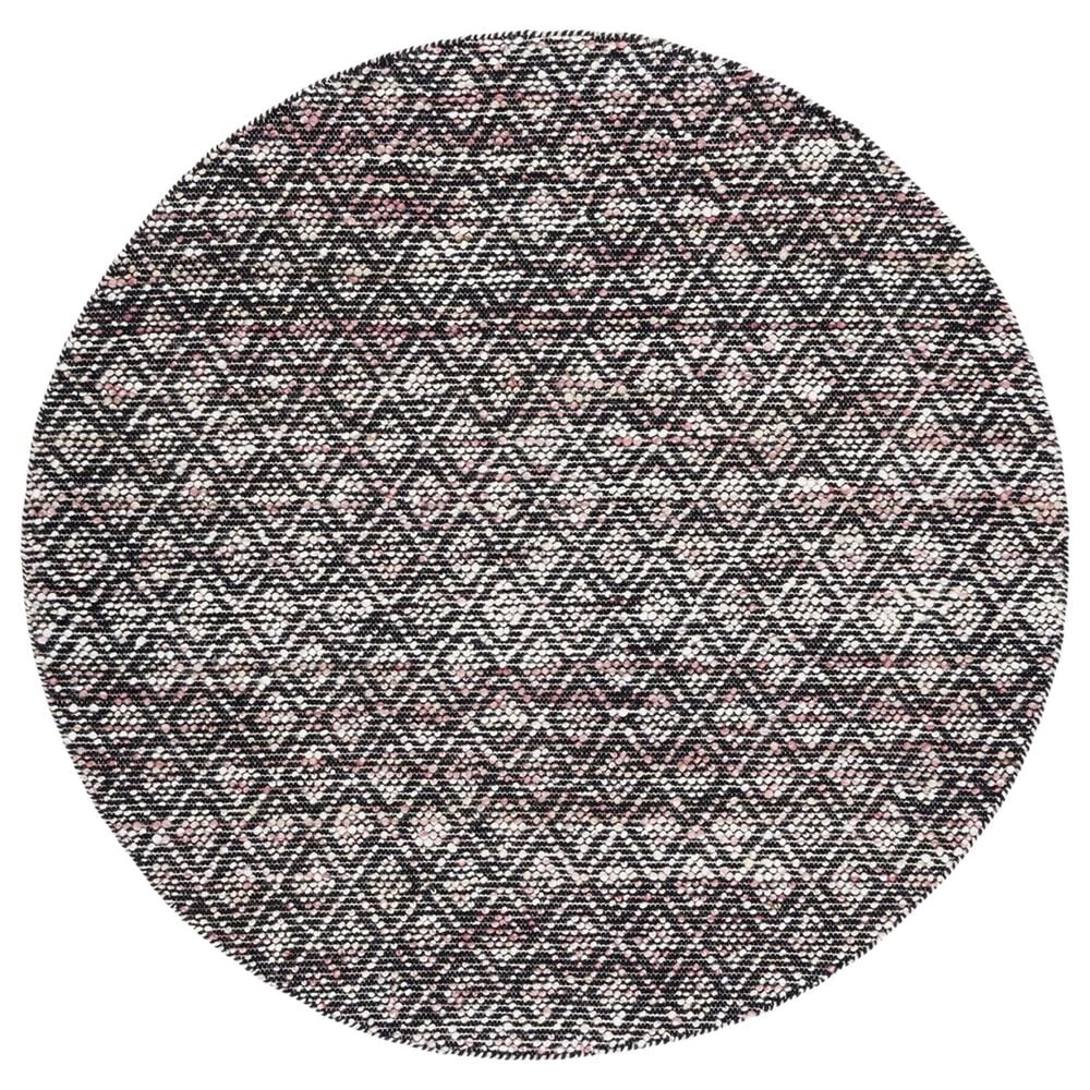 Safavieh Natura 6" Round Ivory and Red Area Rug, , large