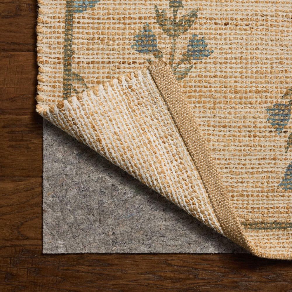 Chris Loves Julia x Loloi Rue Moss and Blue 7'6" x 9'6" Area Rug, , large