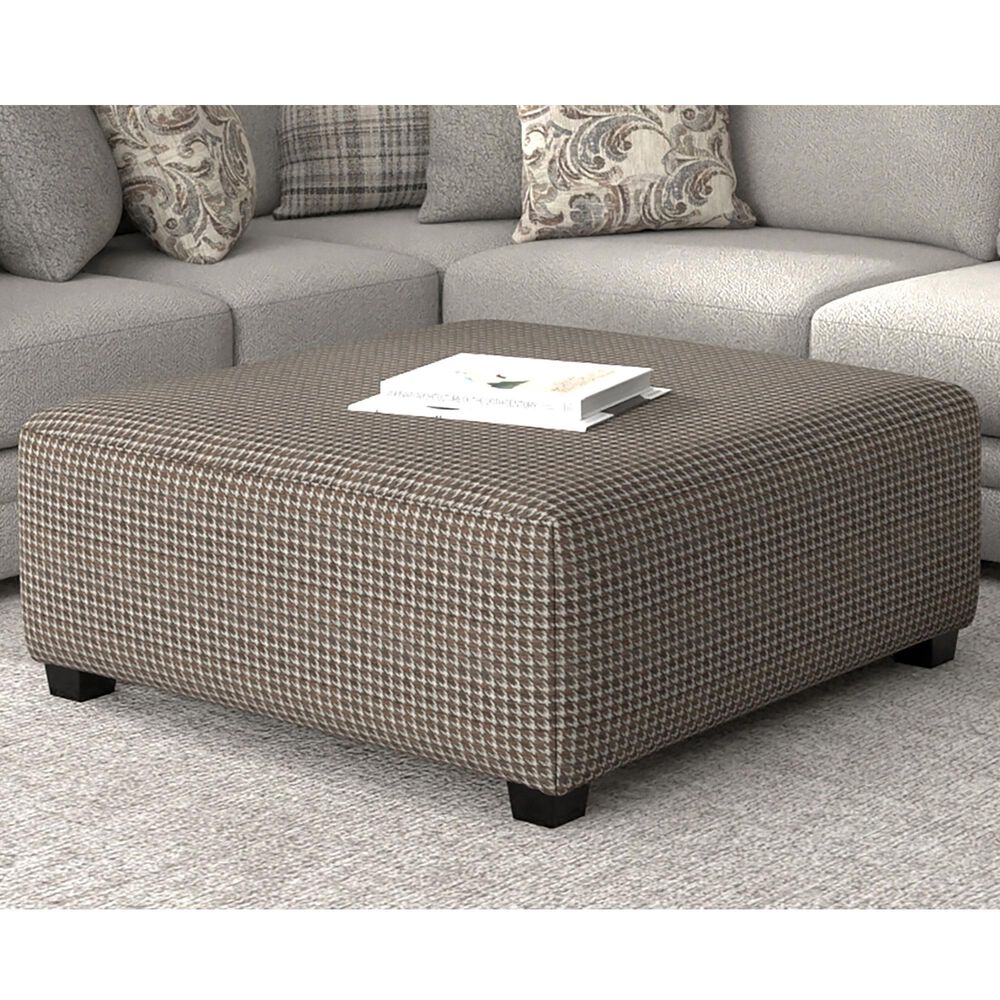 Hartsfield Livingston 45&quot; Square Cocktail Ottoman in Slate, , large
