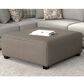 Hartsfield Livingston 45" Square Cocktail Ottoman in Slate, , large