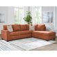 Ashley Aviemore 2-Piece Sectional with Right-Facing Chaise in Spice, , large