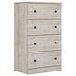 Lemoore Essentials 32" 4-Drawer Chest in Frosted Pine, , large