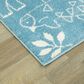 Balta Rugs Parker Dinosaur 3"11" x 5"7" Teal Kids Area Rug, , large