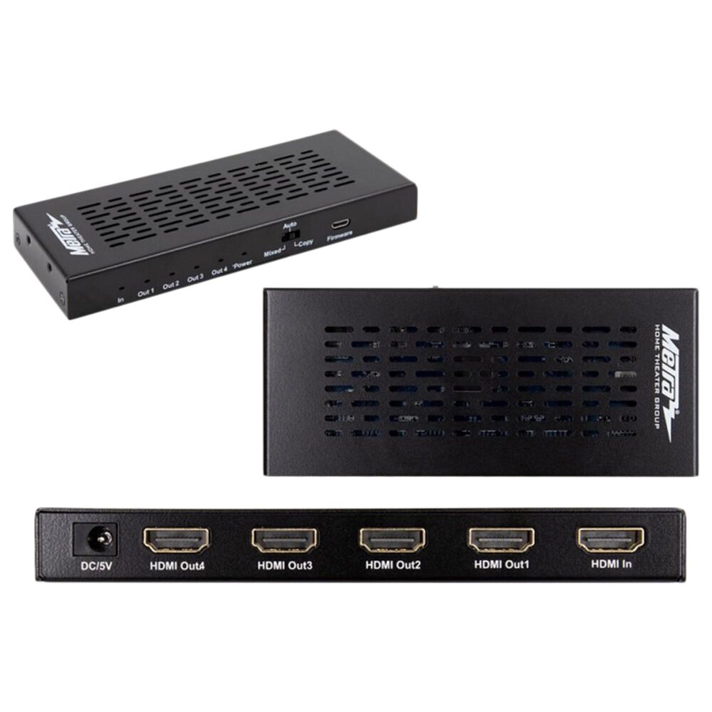 Helios HDMI Splitter with 1 Input and 4 Outputs, , large