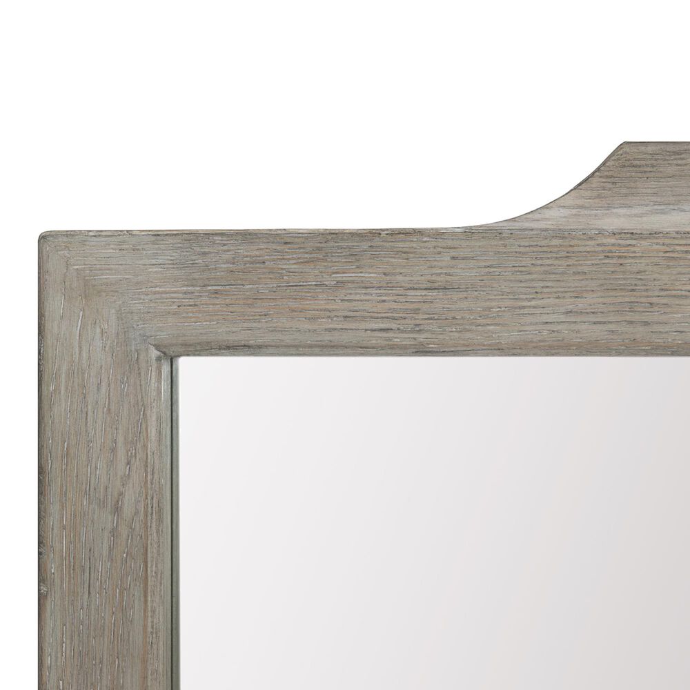 Bernhardt Albion Rectangular Mirror in Pewter, , large