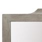 Bernhardt Albion Rectangular Mirror in Pewter, , large