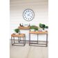Kalalou Console Tray in Natural and Gunmetal (Set of 3), , large