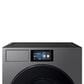 SAMSUNG Bespoke 5.3 Cu. Ft. Front Load Washer and 7.6 Cu. Ft. Front Load Gas Dryer in Dark Steel, , large