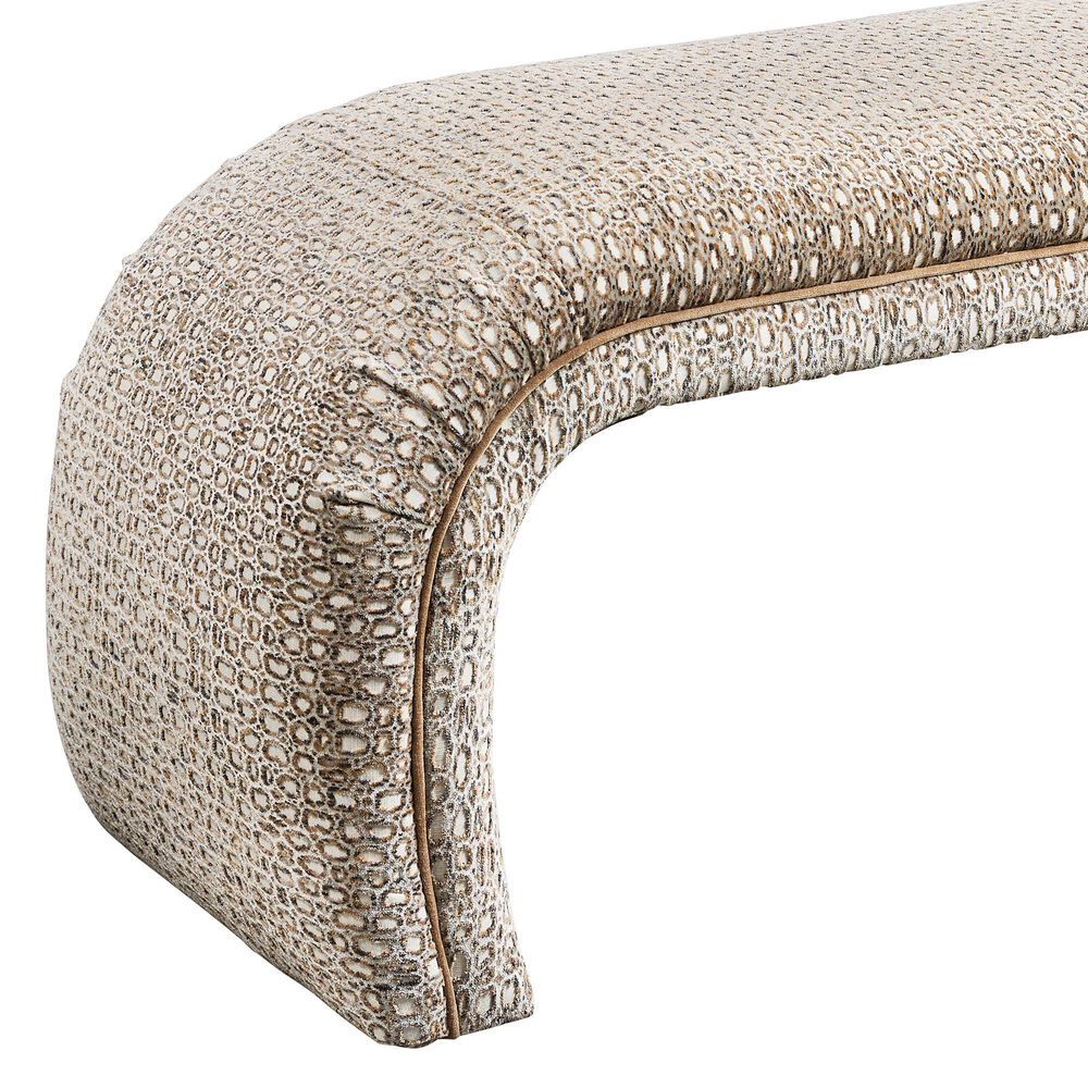 Sam Moore Lulu Bedroom Bench in Amber and Cognac, , large