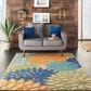 Nourison Aloha ALH05 6" x 9" Multicolor Indoor/Outdoor Area Rug, , large