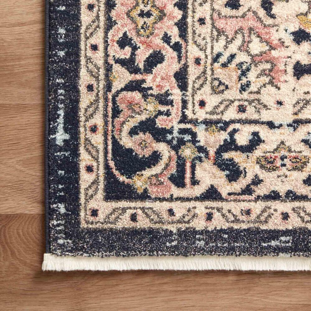 Magnolia Home Graham GRA-06 9&#39;6&quot; x 12&#39;6&quot; Coral and Navy Area Rug, , large