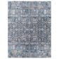 Surya Cardiff CDF-2309 Blue, Deep Teal, Medium Gray, Light Gray, Camel and Charcoal 10" x 13"11" Area Rug, , large