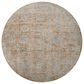 Loloi Katherine 7"10" Round Terracotta and Smoke Area Rug, , large