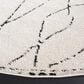 Safavieh Melody MEL112B 6"7" Round Ivory and Black Area Rug, , large
