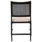 Linon Home Decor Bauer Cane Folding Side Chair in Black, , large