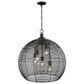 Golden Lighting Calypso 5-Light Pendant in Matte Black, , large
