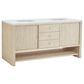 James Martin Vanities Marigot Single 72" Double Vanity in Sun-washed Oak with 3 cm Ethereal Noctis Quartz Top, , large