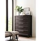 Pulaski Furniture Corp Quincy 5-Drawer Chest in Dark Brown, , large