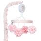 Lambs and Ivy Signature Botanical Baby Floral Musical Baby Crib Mobile in Pink and Gray, , large