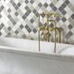 Shaw Geoscape Lantern Warm Blend 10.83" x 11.81" Ceramic Mosaic Sheet, , large
