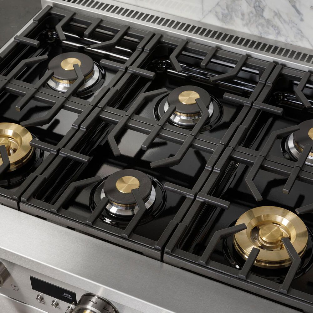 Monogram 36&quot; Dual-Fuel Professional Range with 6 Burners in Stainless Steel, , large