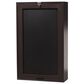 Baxton Studio Millard Wall Mount Folding Desk in Dark Brown, , large