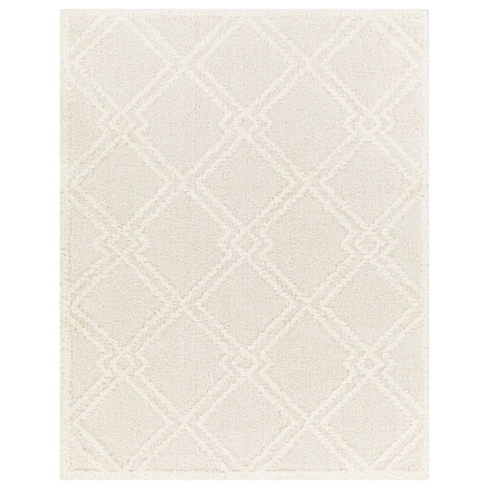 Surya Rodos RDO2312 7"10" x 10" Beige and White Area Rug, , large