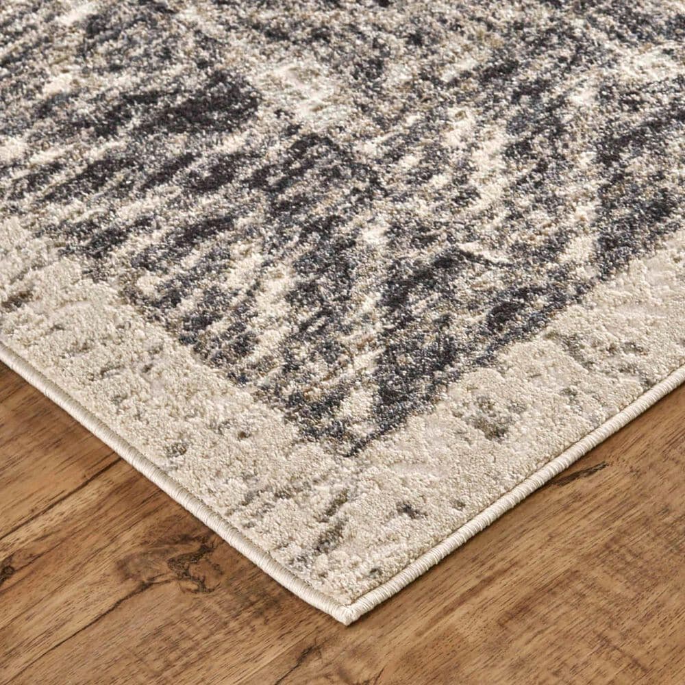 Feizy Kano 7&#39;10&quot; x 11&#39; Gray and Charcoal Area Rug, , large