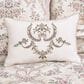 J. Queen New York Avant Garden 13" x 19" Lumbar Pillow in White, Blush, Violet and Green, , large