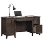 Sauder Carson Forge Computer Desk in Coffee Oak, , large