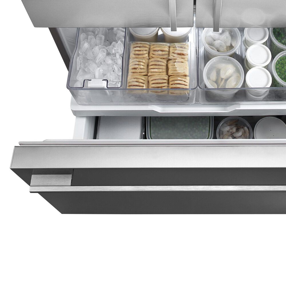 Fisher &amp; Paykel Series 7 17.1 Cu. Ft. Left-Hinge Bottom-Freezer Refrigerator with Ice in Stainless Steel, , large