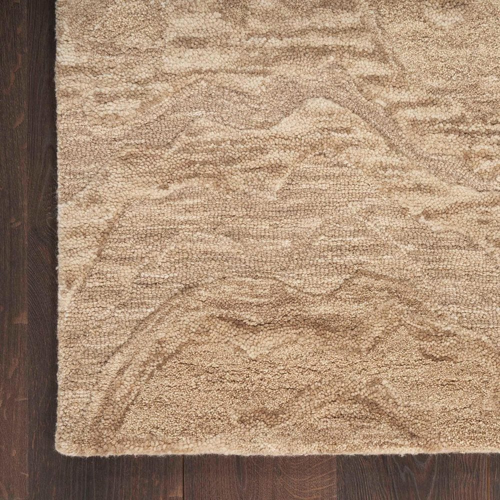 Nourison Graceful 2&#39;3&quot; x 7&#39;6&quot; Taupe Runner, , large