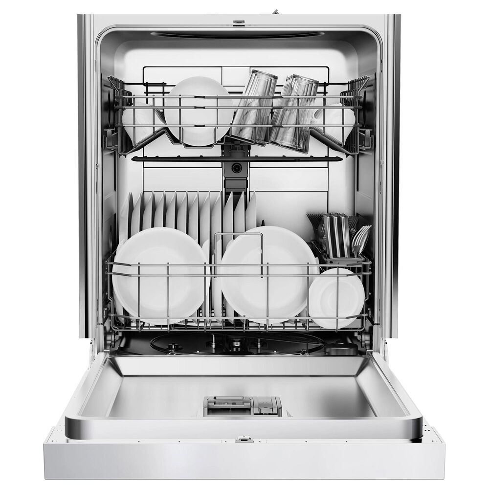 Midea 24" Built-In Front Control Dishwasher in Stainless Steel, , large