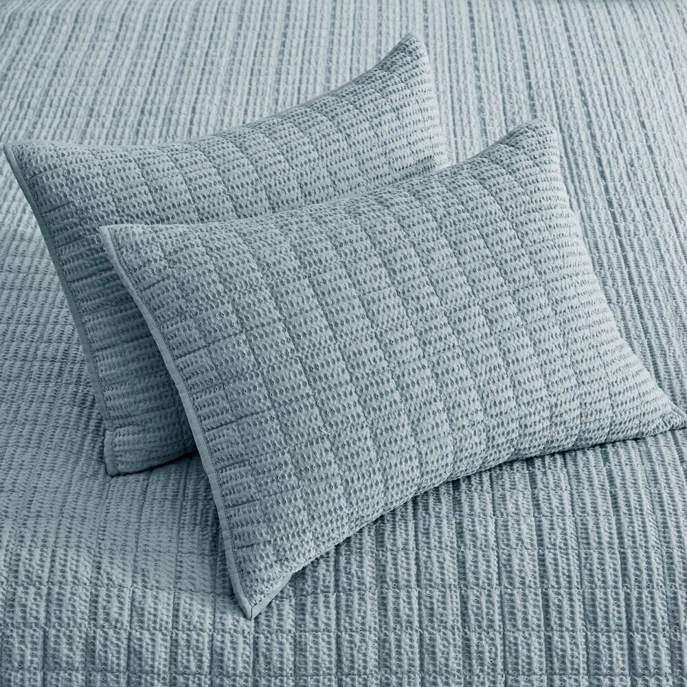 Levtex Cloud Waffle 2-Piece Twin/Twin XL Quilt Set in Chambray, , large