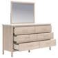 Ashley Cadmori 5 Piece King Platform Bedroom Set in Brown and White, , large