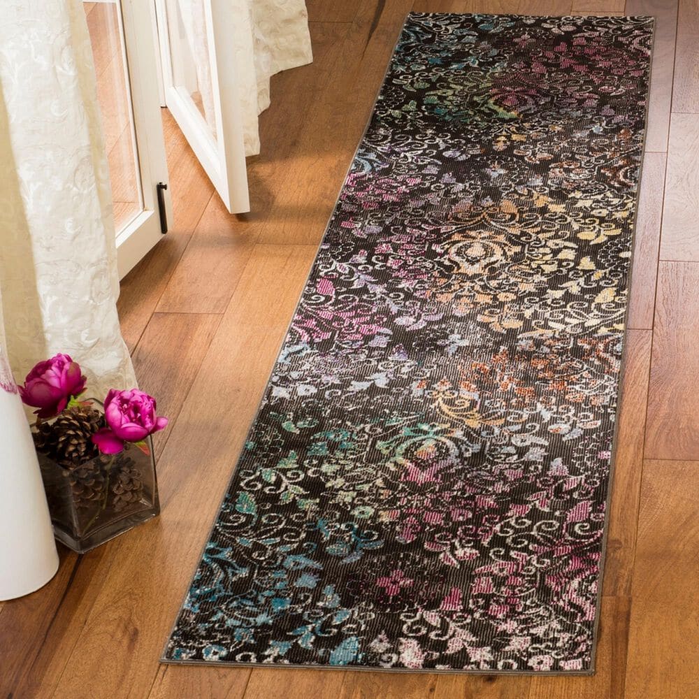 Safavieh Aria 2&#39; x 8&#39; Brown and Multicolor Runner, , large