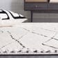 Safavieh Melody MEL112B 9" x 12" Ivory and Black Area Rug, , large