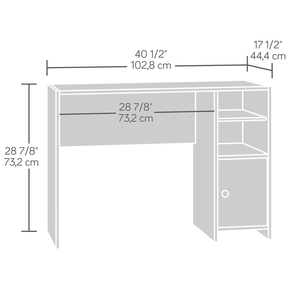 Sauder Beginnings Desk in Cinnamon Cherry, , large