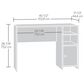 Sauder Beginnings Desk in Cinnamon Cherry, , large