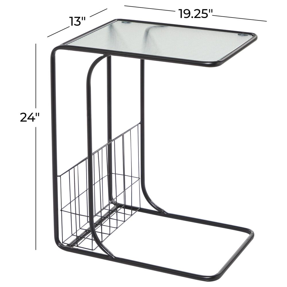 Uma Enterprises C Table Accent Table in Black, , large
