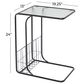 Uma Enterprises C Table Accent Table in Black, , large