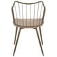 Lumisource Winston Farmhouse Chair in Antique Copper Metal and Whitewashed Wood By LumiSource, , large