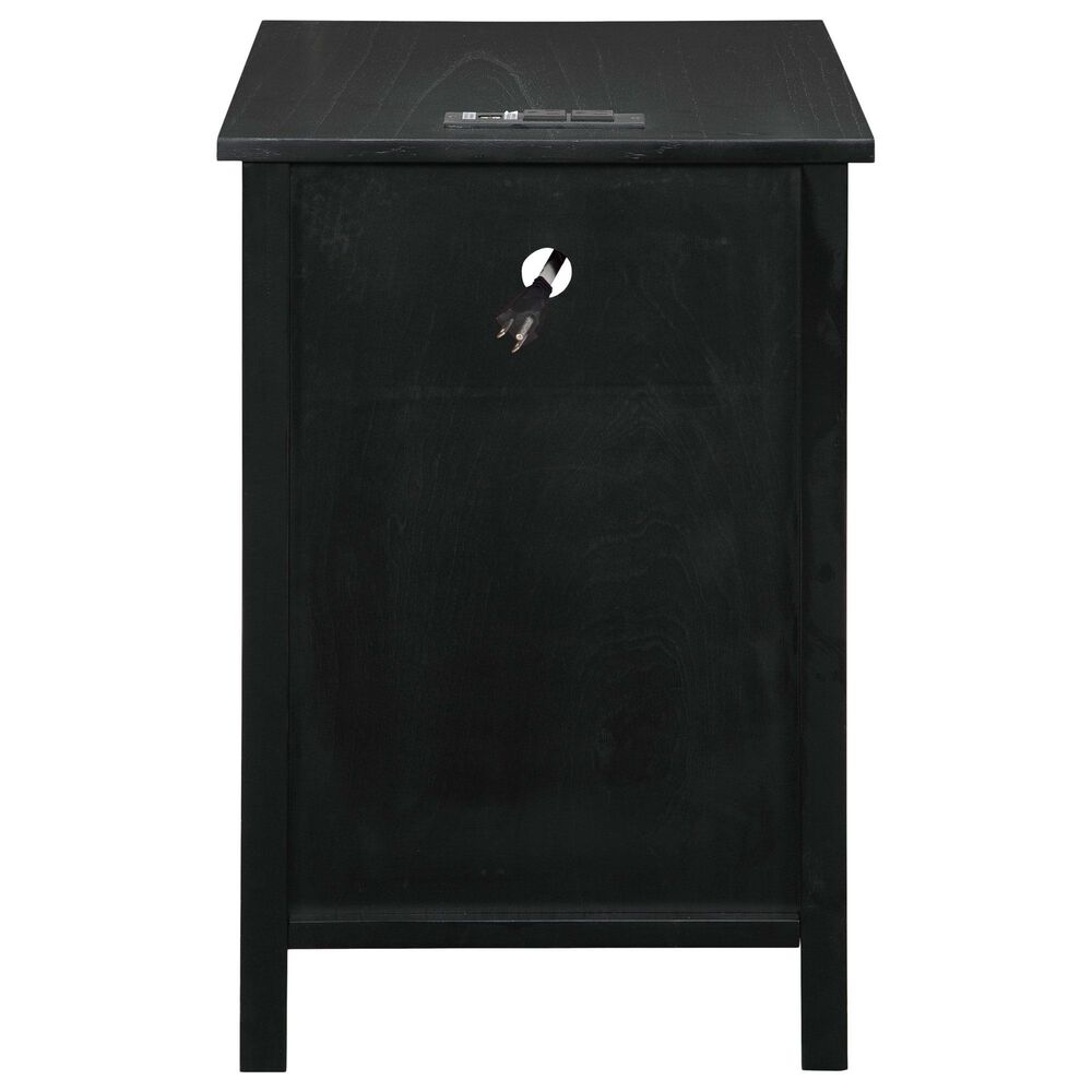 Ashley Treytown Chairside End Table in Black, , large