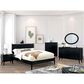 Furniture of America Lennart 6-Drawer Dresser and Oval Mirror in Black, , large