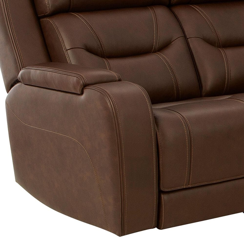 Ashley Knightington Power Reclining Sofa in Brown, , large