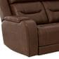 Ashley Knightington Power Reclining Sofa in Brown, , large