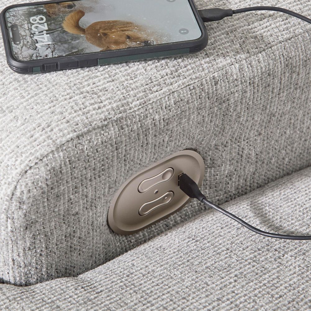 Ashley Acklen Place Power Recliner in Pewter, , large