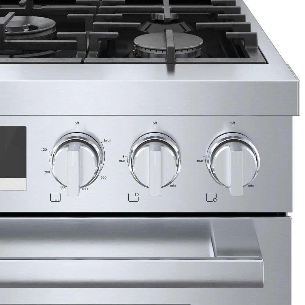 Bosch 800 Series 30&quot; Gas Freestanding Range in Stainless Steel, , large