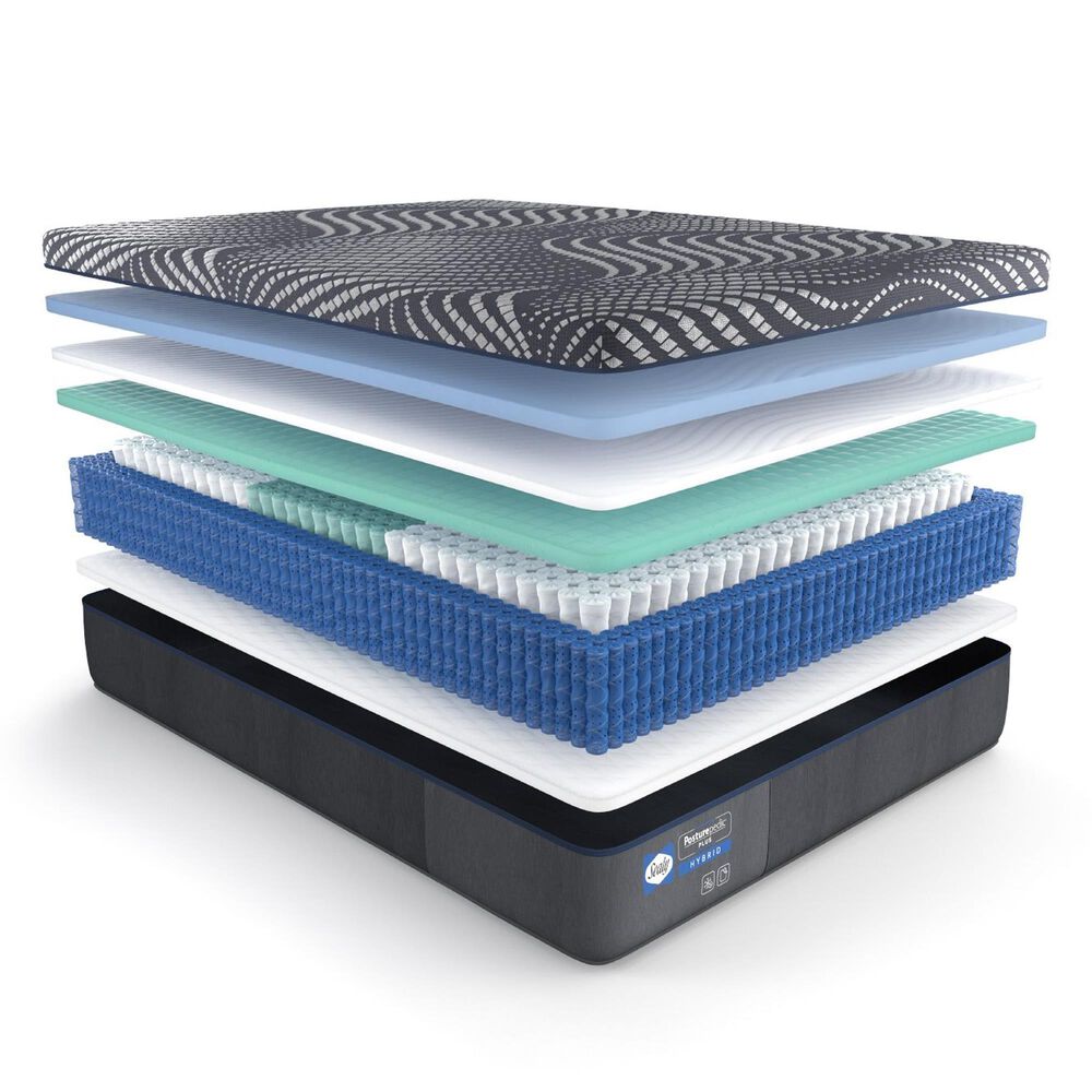 Sealy Posturepedic Plus High Point Hybrid Firm Queen Mattress, , large